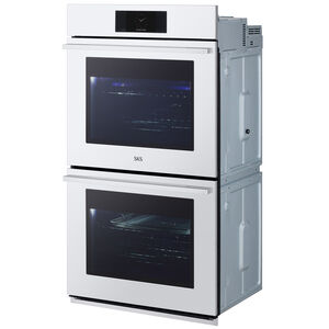 SKS Transitional 30 in. 9.4 cu. ft. Smart Top Control SteamElectric Double Wall Oven with True European Convection - Stainless Steel, , hires