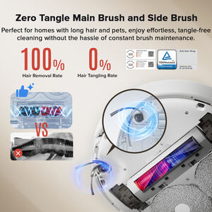 Roborock Qrevo Curv Wi-Fi Connected Auto-Empty Pet Robotic Vacuum/Mop Combo with Voice Control, , hires