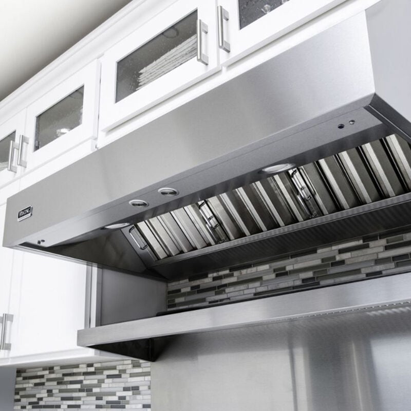 Viking 5 Series 36 in. Convertible Canopy Pro Style Style Range Hood with 460 CFM & 2 LED Lights - Stainless Steel, , hires