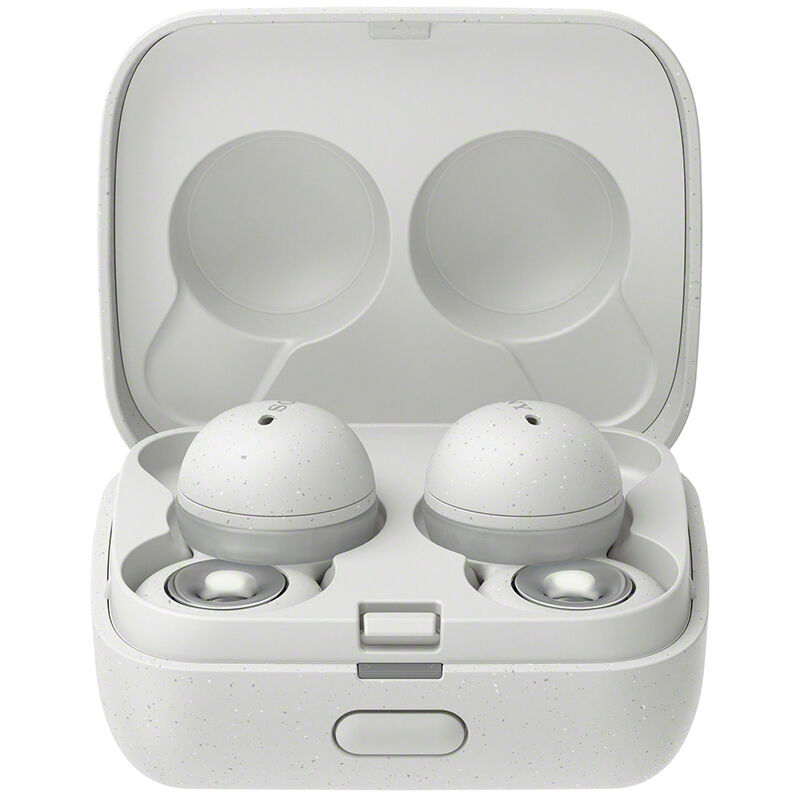 Sony LinkBuds Truly Wireless Earbuds (Smoke White), White, hires