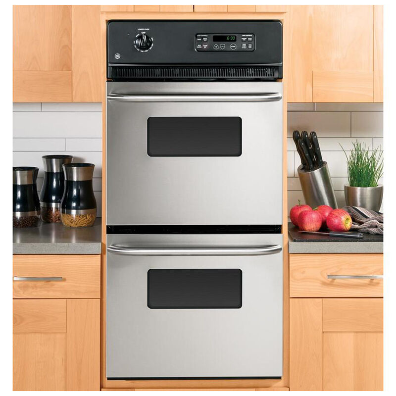GE 24 Electric Double Wall Oven - Stainless Steel