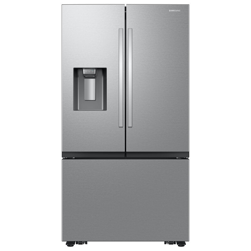 Samsung Bespoke 36 in. 25.5 cu. ft. Smart Counter Depth French Door Refrigerator with Ice & Water Dispenser - Fingerprint Resistant Stainless Steel, , hires
