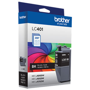 Brother LC401 Series Black Ink Cartridge, , hires