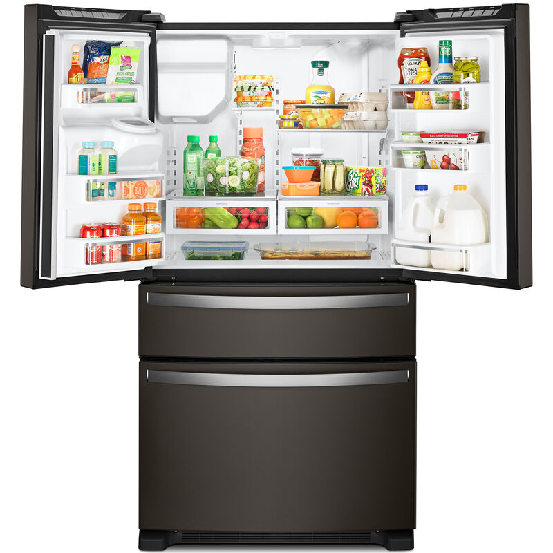 Whirlpool 36inch 24.5 cu. ft. French Door Refrigerator with Filtered Ice &  Water Dispenser - Black Stainless