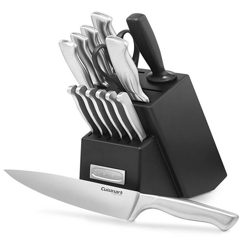 Cuisinart Stainless Steel Hollow Handle Knife Block Set (15 Piece), , hires