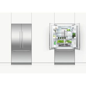 Fisher & Paykel Series 7 36 in. 16.8 cu. ft. Built-In Smart Counter Depth French Door Refrigerator with Ice Maker - Custom Panel Ready, , hires