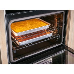 Monogram Statement Series 30 in. 5 cu. ft. Smart Electric Single Wall Oven with True European Convection - Stainless Steel, , hires