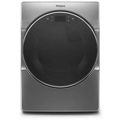Whirlpool 27 in. 7.4 cu. ft. Electric Dryer with 7 Dryer Programs, Sanitize Cycle, Wrinkle Care & Sensor Dry - Chrome Shadow | WED9620HC