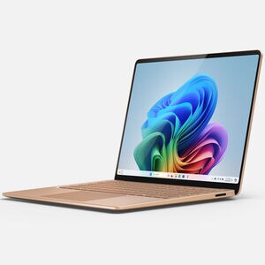 Microsoft Surface 13.8 in. Touchscreen Notebook with Copilot+PC, Snapdragon X Elite CPU, Qualcomm Adreno GPU, 16 GB RAM, 1 TB SSD, up to 20 Hrs. of Battery Life & Windows 11 Home - Dune, , hires