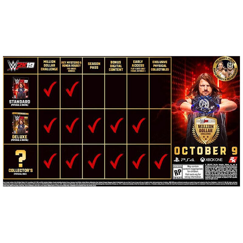 WWE 2K19 for Xbox One, , hires