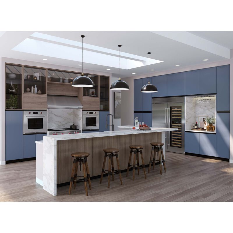 Wolf 48 in. 4-Burner Natural Gas Rangetop with Griddle, Grill & Power Burner - Stainless Steel, , hires