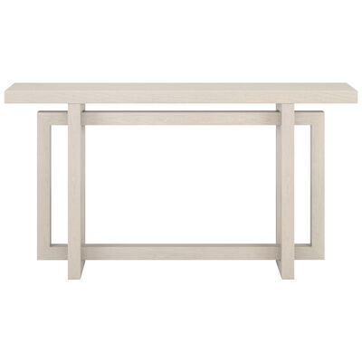 Hudson & Canal Breslow 55" Wide Rectangular Console Table - Alder White | AT2067