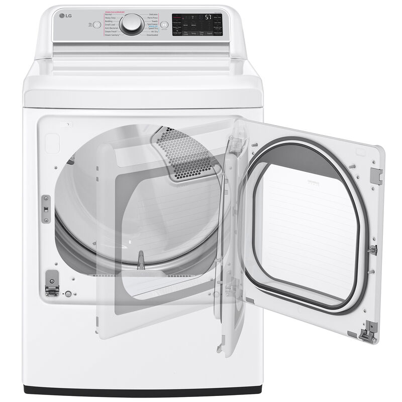 LG 27 in. 7.3 cu. ft. Smart Gas Dryer with Sanitize Cycle