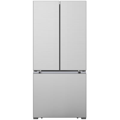 Avanti 30 in. 17.5 cu. ft. Counter Depth French Door Refrigerator - Stainless Steel | FFFDS175L3S
