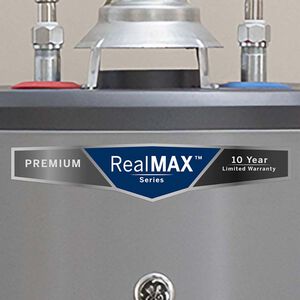 GE RealMax Premium LP Gas 40 Gallon Tall Water Heater with 10-Year Parts Warranty, , hires