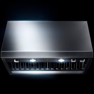 JennAir Pro-Style 30 in. Ducted Canopy Pro Style Style Range Hood with 600 CFM, 4 Fan Speeds & 2 Halogen Lights - Stainless Steel, , hires