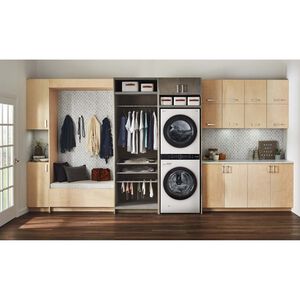 LG 27 in. WashTower with 4.5 cu. ft. Washer with 10 Wash Programs & 7.4 cu. ft. Gas Dryer with 9 Dryer Programs, Sensor Dry & Wrinkle Care - White, White, hires