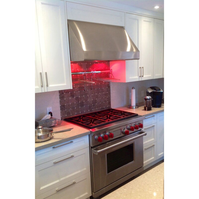 Vent-A-Hood 36 in. Ducted Canopy Pro Style Style Range Hood with 600 CFM, 3 Fan Speeds & 2 LED Lights - Stainless Steel, , hires