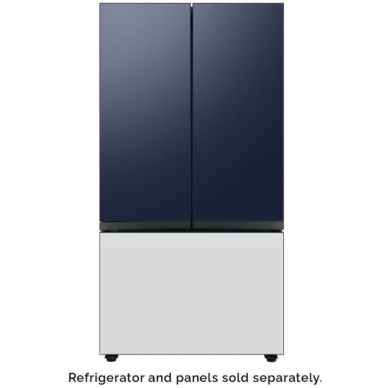 Samsung BESPOKE 3-Door French Door Bottom Panel for Refrigerators - White Glass, , hires