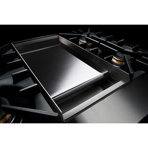 JennAir Noir 48 in. 6-Burner Natural Gas Rangetop with Griddle, Simmer Burner & Power Burner - Stainless Steel, , hires