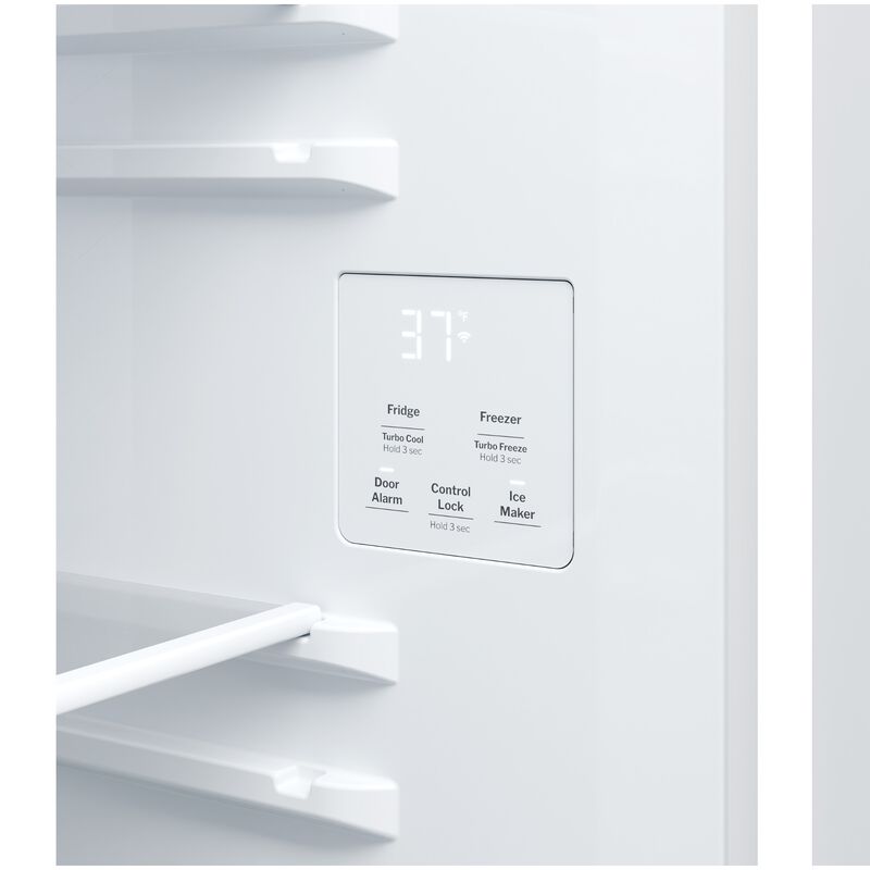 GE 36 in. 23.6 cu. ft. Counter Depth Side-by-Side Refrigerator with Ice & Water Dispenser - White, , hires