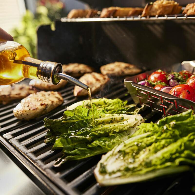 Weber Genesis E-335 Series 3-Burner Liquid Propane Gas Grill with Side Burner & Sear Burner - Black, , hires