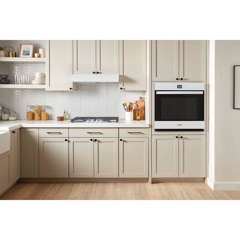 Whirlpool 30 in. 5 cu. ft. Smart Electric Single Wall Oven with Standard Convection - White, , hires