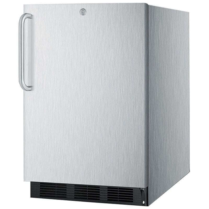 Summit 24 in. 5.5 cu. ft. Outdoor Undercounter Refrigerator - Stainless Steel, , hires