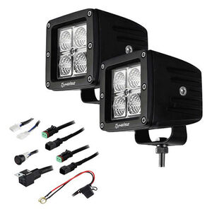 Heise 3" 4-LED Cube Style LED Lights with Switch Kit, , hires