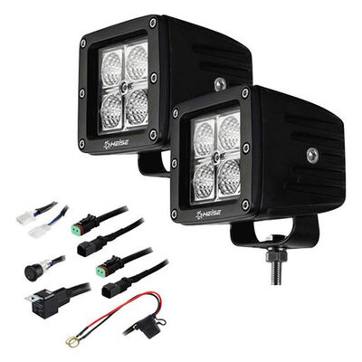 Heise 3" 4-LED Cube Style LED Lights with Switch Kit | HE-CL22PK