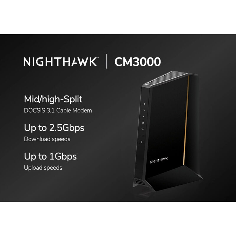Nighthawk Mid/high-Split Multi-Gig 2.5Gbps Cable Modem | P.C.