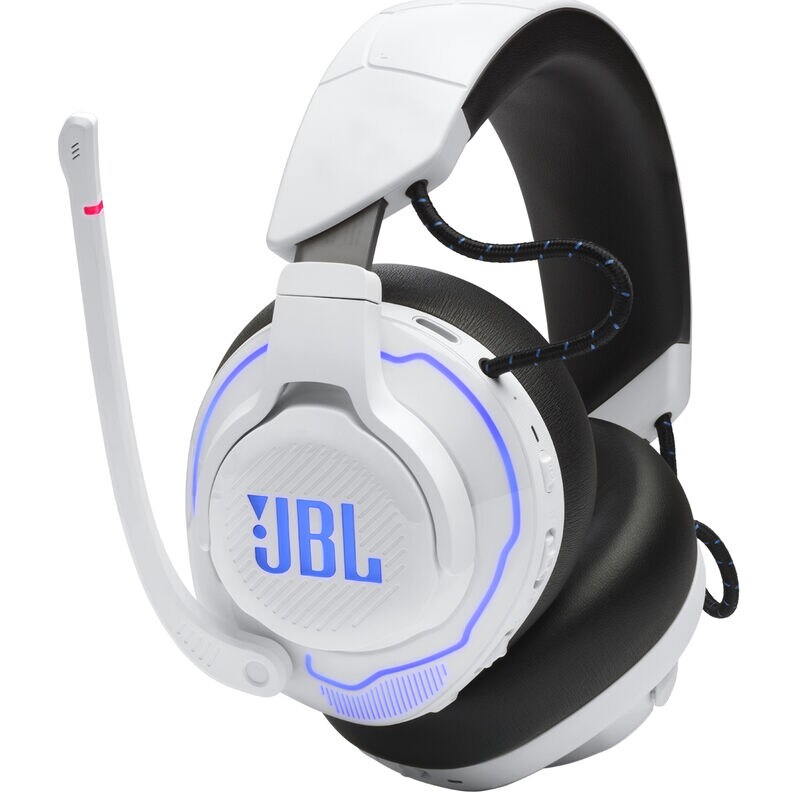 JBL Quantum 910P Wireless Over-Ear Gaming Headset with Head Tracking-Enhanced, Active Noise Cancelling & Bluetooth - White, , hires