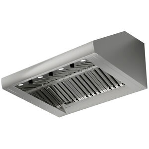 XO 42 in. Ducted Canopy Pro Style Range Hood with 1200 CFM, 2 Fan Speeds & 4 LED Lights - Stainless Steel, , hires