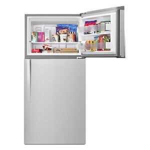 Whirlpool 30 in. 19.2 cu. ft. Top Freezer Refrigerator - Monochromatic Stainless Steel, Monochromatic Stainless Steel, hires