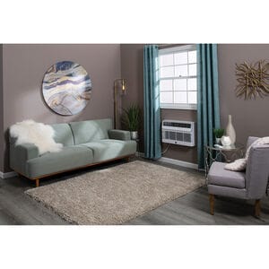 GE 12,000 BTU 115V Smart Energy Star Through-the-Wall Air Conditioner with 3 Fan Speeds, Sleep Mode & Remote Control - White, , hires