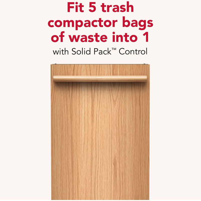 KitchenAid 15 in. Built-In Trash Compactor with Built-In Odor Management System - Custom Panel Ready, , hires