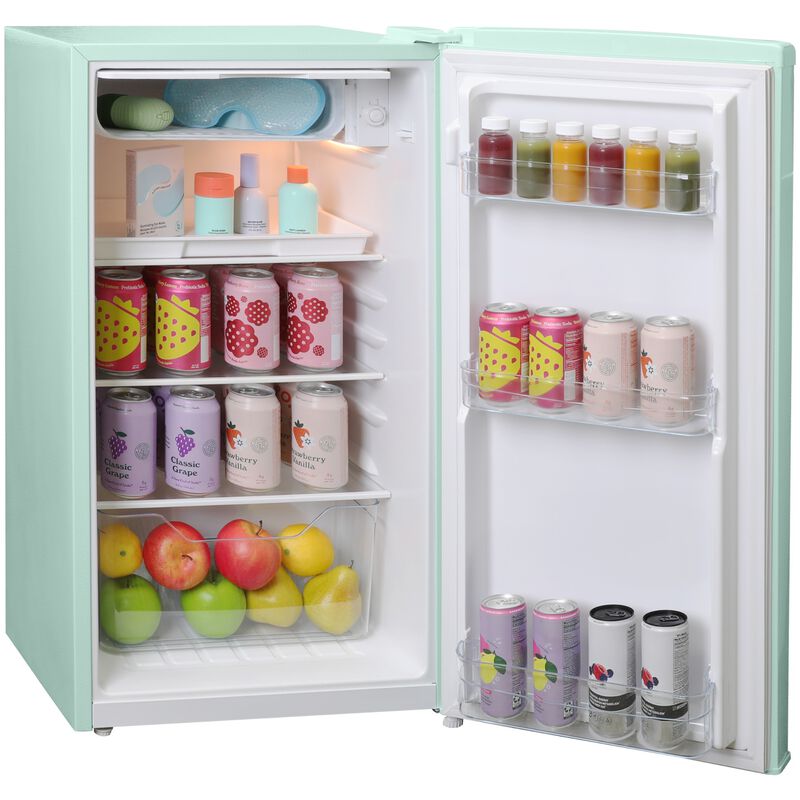Avanti 18 in. 3.1 cu. ft. Mini Fridge with Freezer Compartment - Seafoam Green, Seafoam Green, hires