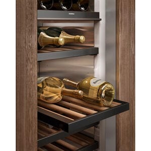 Gaggenau 400 Series 24 in. Built-in Wine Coolers with Metal & Wood Racks, Multi-Temperature Zones & 99 Bottle Capacity - Stainless Steel, , hires