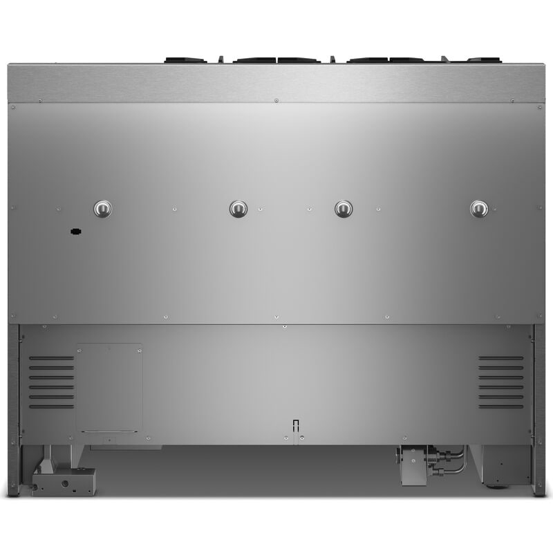 KitchenAid Commercial-Style 48 in. 6.3 cu. ft. Air-Fry True European Convection Double Oven Gas Range with 6 Sealed Burners & Griddle - Juniper, , hires