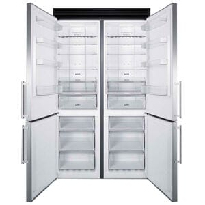 Summit Decorative Refrigerator Grill - Black, , hires