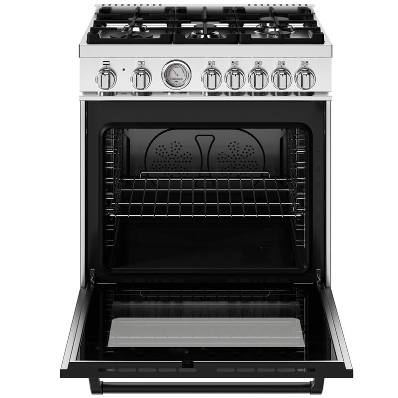 Bertazzoni Master Series 30 in. 4.7 cu. ft. Dual Convection Dual Fuel Range with 5 Sealed Burners - Stainless Steel, , hires