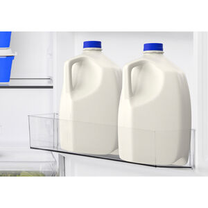 Midea 28 in. 14.2 cu. ft. Counter Depth Garage-Ready Top Freezer Refrigerator - White, White, hires