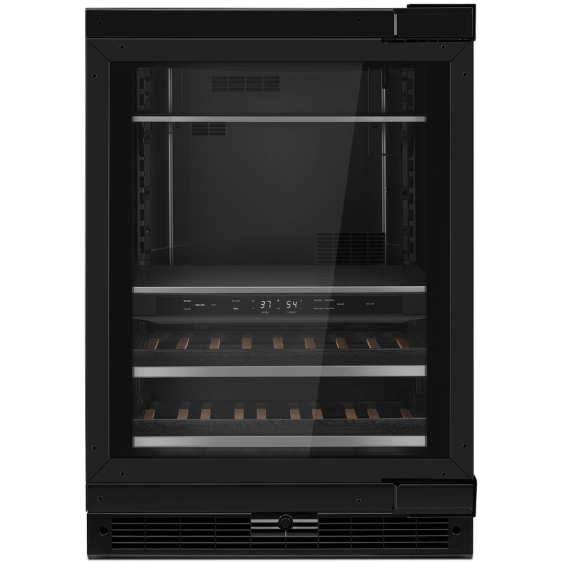 JennAir 24 in. 5.0 cu. ft. Built-In Beverage Center with Fixed Shelves & Digital Control Right Hinged - Custom Panel Ready, , hires