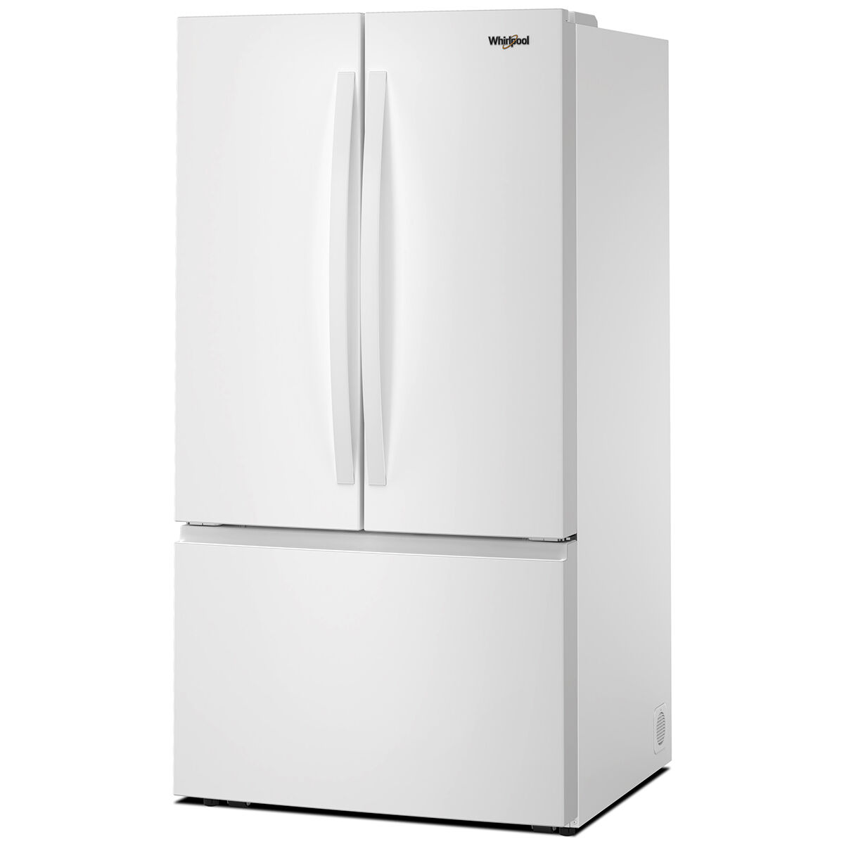 BUFFALO WSR3600DHP/NW ホワイト Whirlpool 36 in 30.5 cu. ft. French Door Refrigerator with Ice