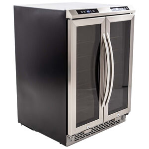 Avanti 24 in. Undercounter Wine Cooler with Dual Zones & 38 Bottle Capacity- Stainless Steel, , hires