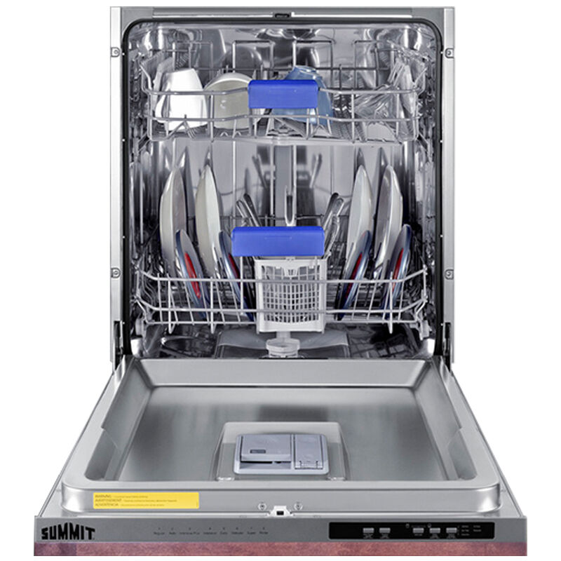 Summit 24 in. Top Control Dishwasher with 47 dBa Sound Level - Custom Panel Ready, , hires