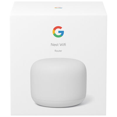 Google Nest WiFi AC2200 Mesh Router 1(Pack) - Snow | GA00595-US