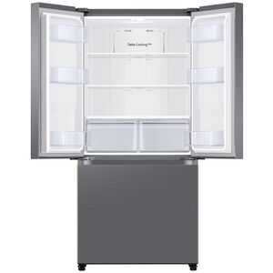 Samsung 33 in. 17.5 cu. ft. Smart Counter Depth French Door Refrigerator with Ice Maker - Stainless Steel Look, Stainless Steel Look, hires