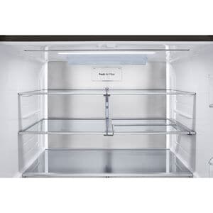 LG 36 in. 25.5 cu. ft. Smart Counter Depth French Door Refrigerator with Ice & Water Dispenser - PrintProof Black Stainless Steel, PrintProof Black Stainless Steel, hires