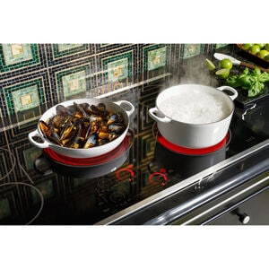 Cafe 30 in. 5-Burner Smart Electric Cooktop with Simmer Burner & Power Burner - Stainless Steel, , hires